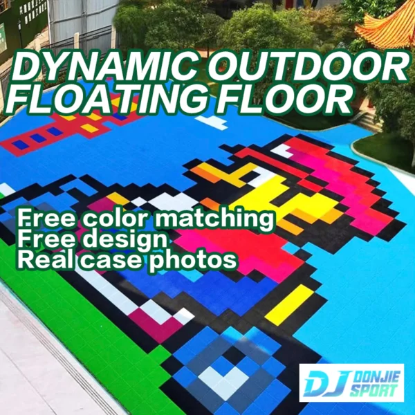 interlocking floor tiles