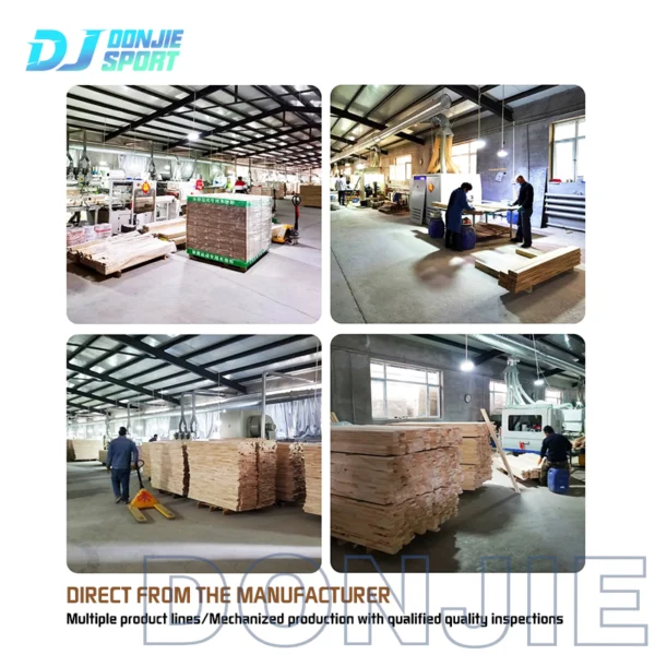Indoor Basketball Wooden Sports Flooring For Sale - Image 5