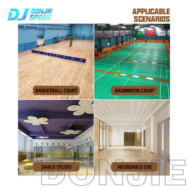 basketball court wood