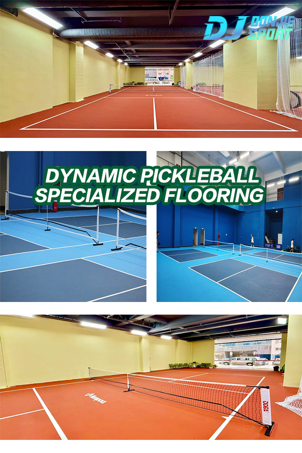 pickleball court floor tiles