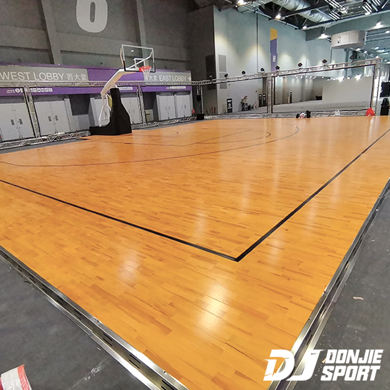 hardwood sports flooring