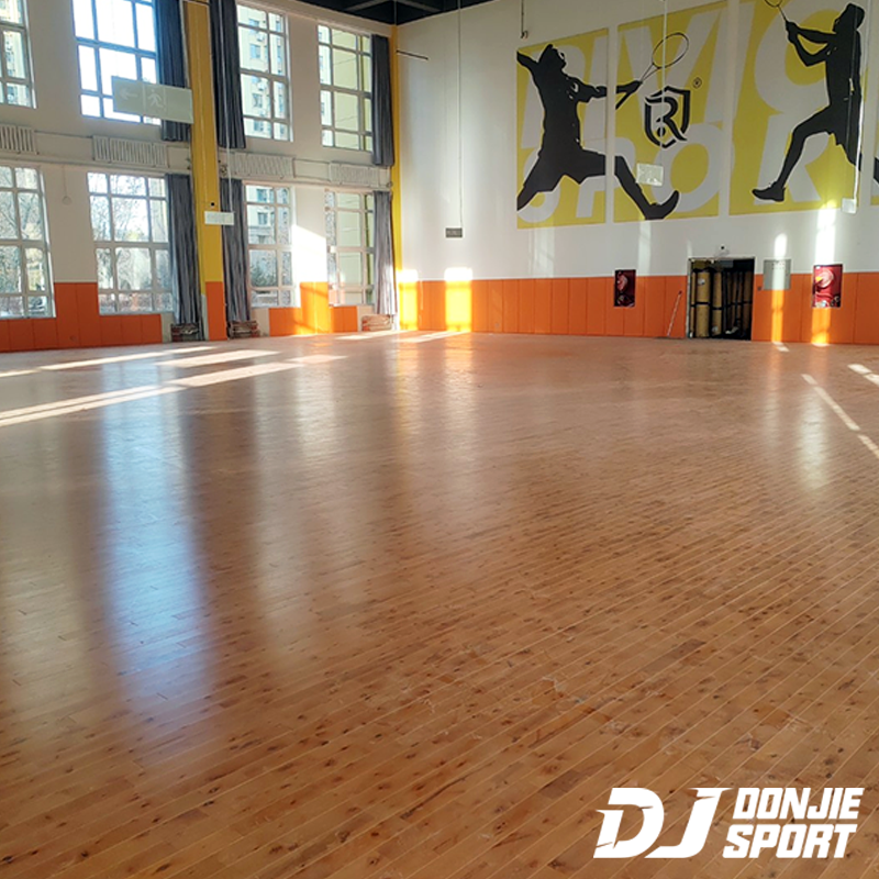 wooden sports flooring