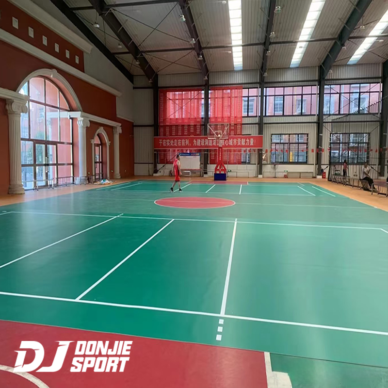 volleyball court tiles