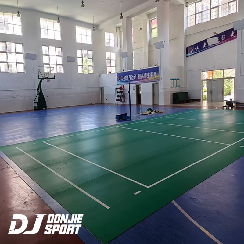 volleyball court floor