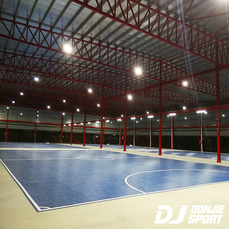 sports hall floor construction