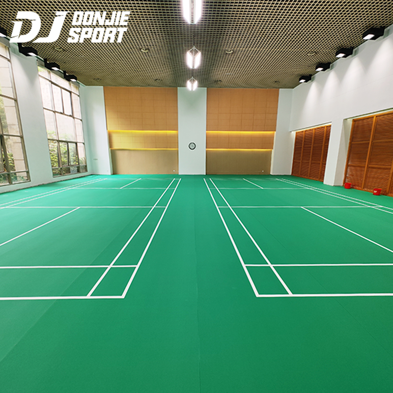 badminton court floor