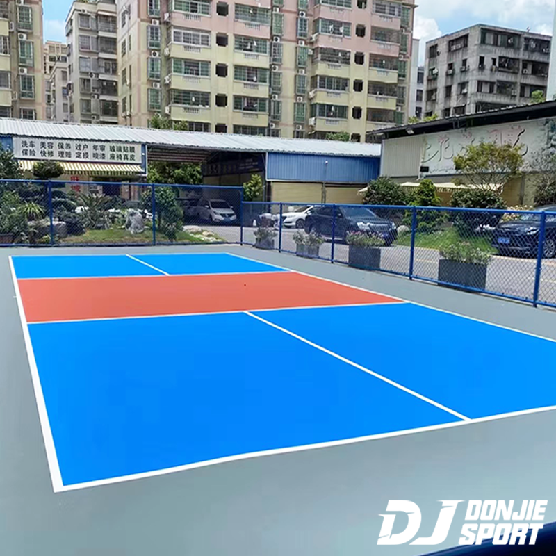 outdoor pickleball court flooring