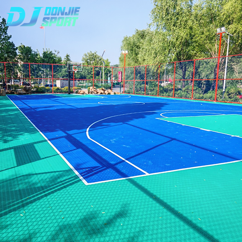 basketball court flooring outdoor