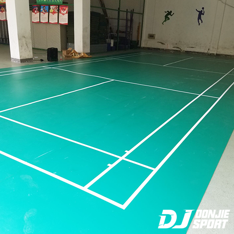 badminton court synthetic flooring