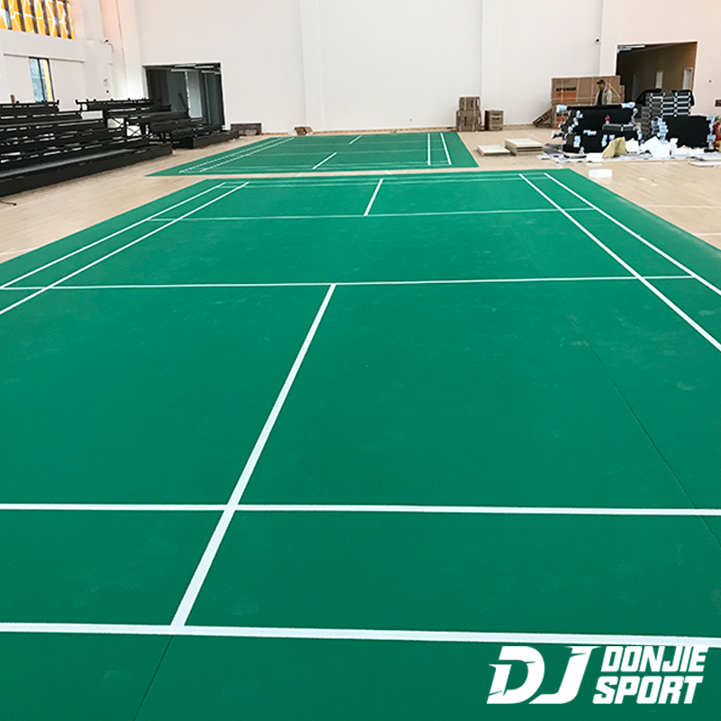 badminton court mat for outdoor