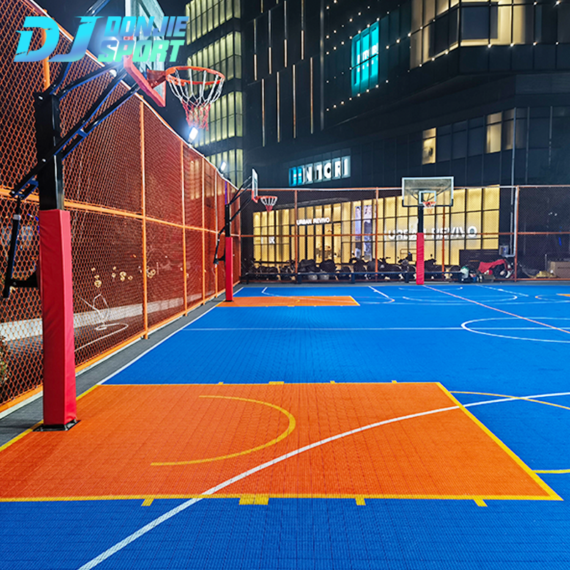 outdoor basketball tiles