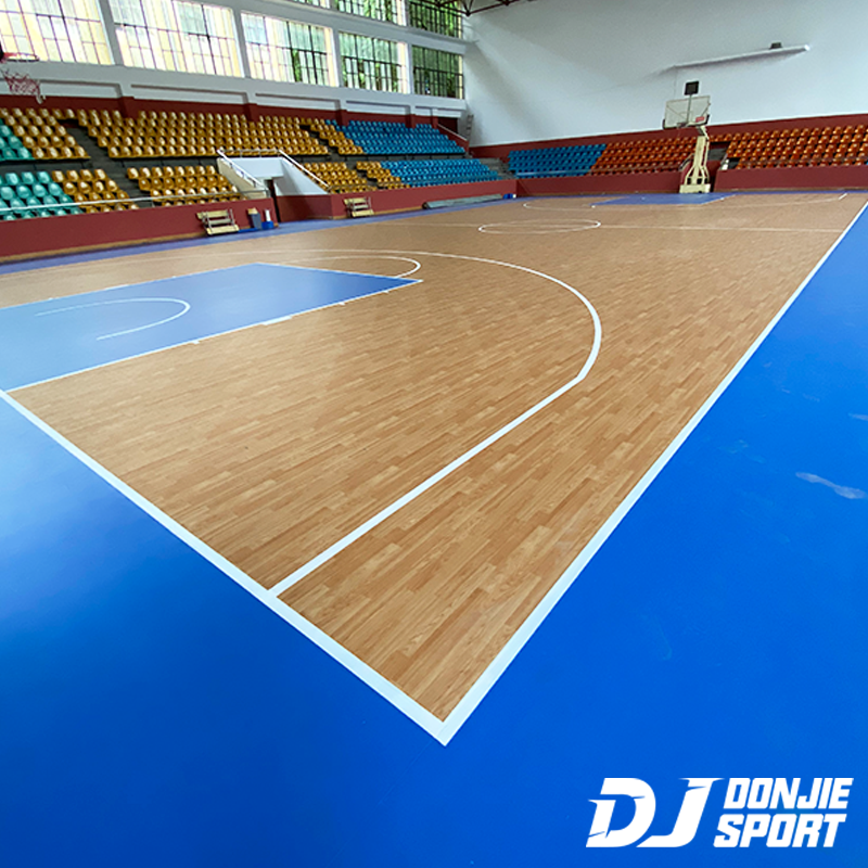 sports hall floor construction