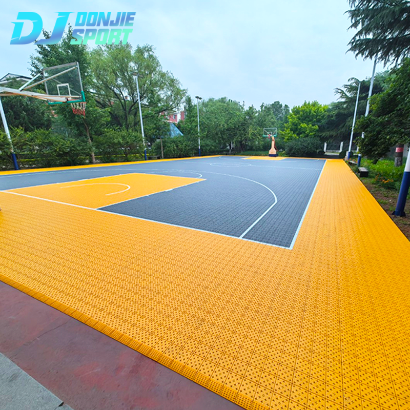 outdoor flooring for basketball