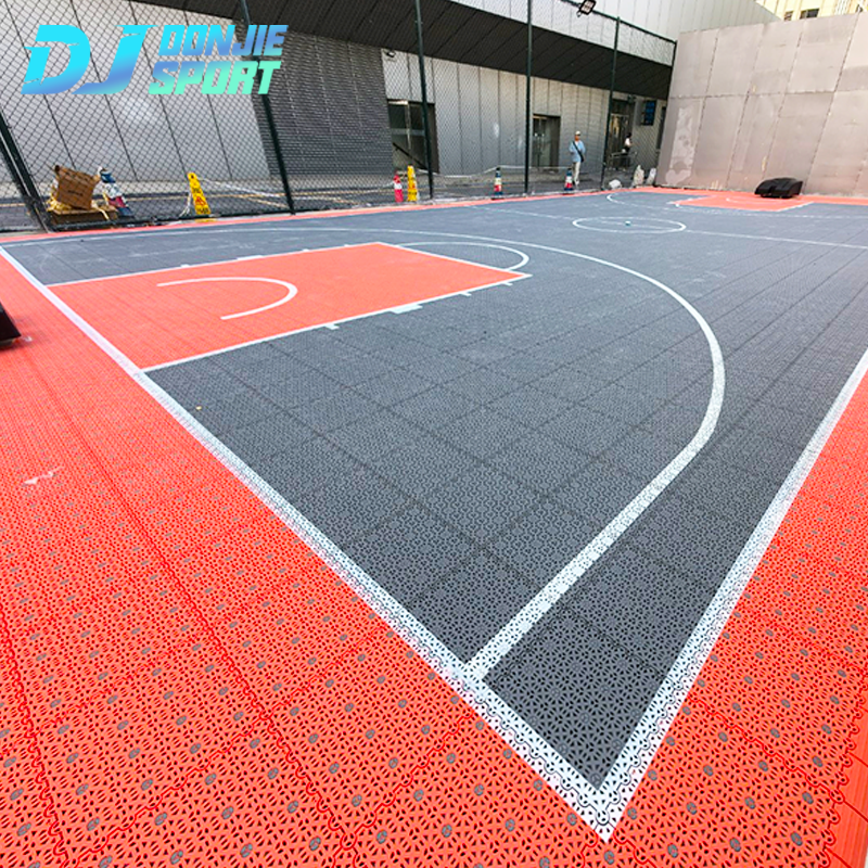 PP outdoor interlocking flooring tiles