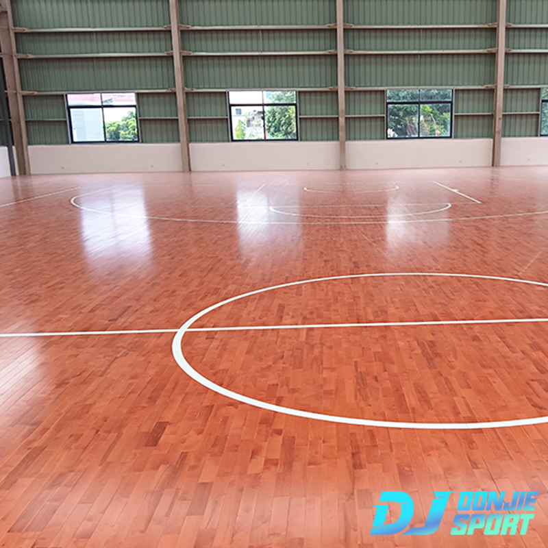 sports hall floor refurbishment
