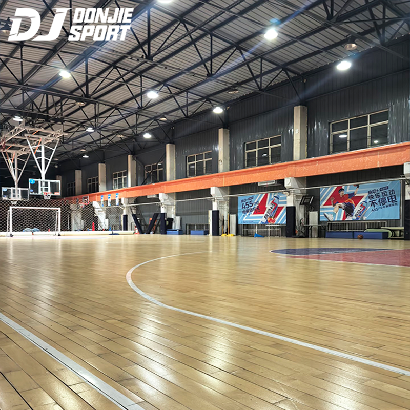 basketball court wood