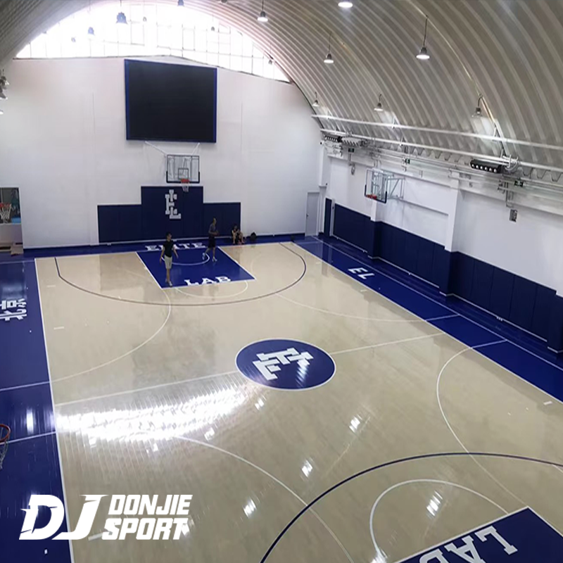 wood basketball floor