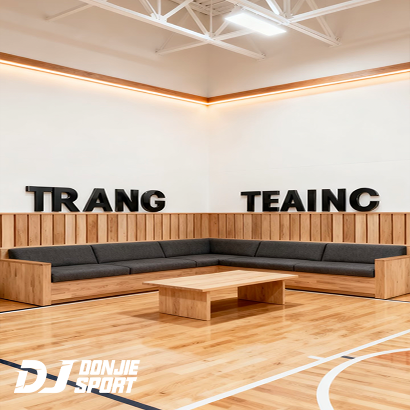 hardwood floor basketball court