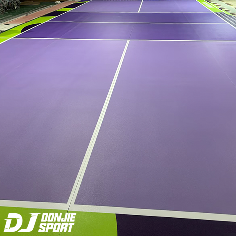 indoor pickleball court flooring