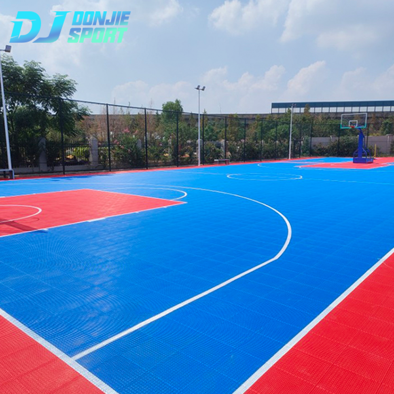 outdoor flooring for basketball