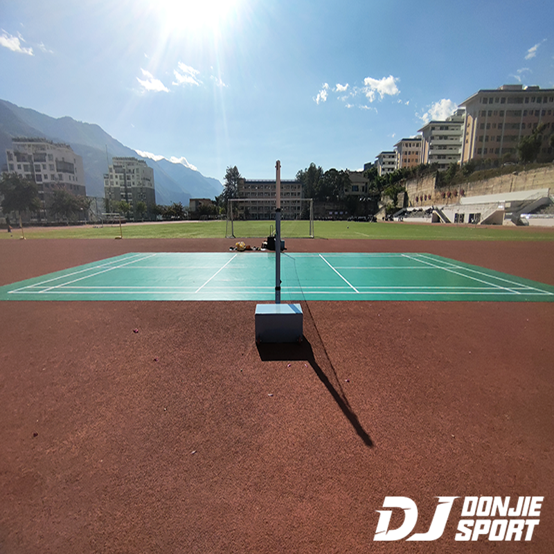 badminton court surface outdoor