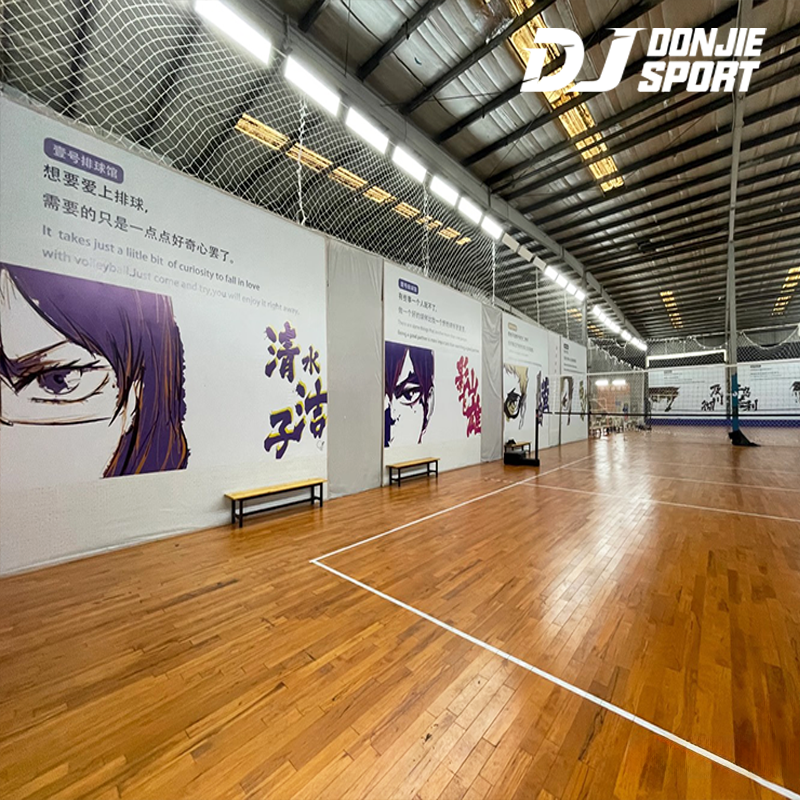 wooden flooring for badminton court