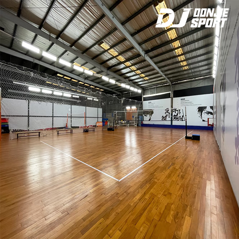 badminton wooden flooring