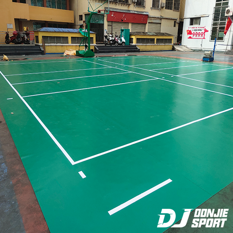 synthetic flooring for badminton court