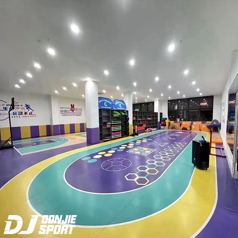 sports hall floor refurbishment