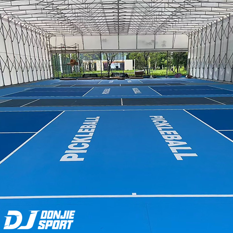 pickleball court floor tiles