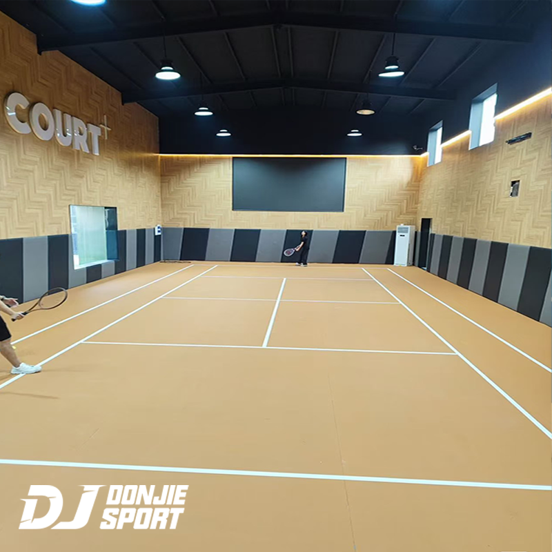 pickleball court floor tiles