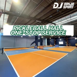 What materials are best suited for pickleball court flooring?